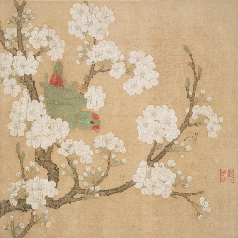 Emperor Huizong, Five-Colored Parakeet